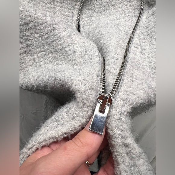 Club Monaco Wool tailored blend fur coat -thick, fancy winter coat XS - Picture 2 of 13